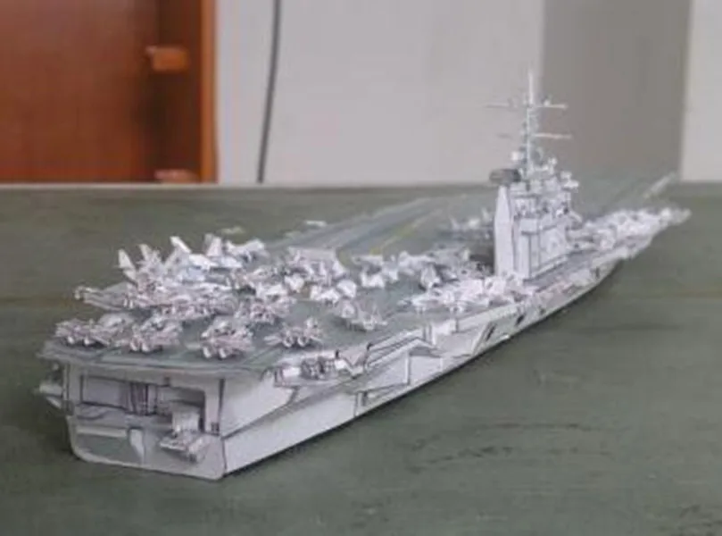 Класс Nimitz авианосец USS Truman модель бумажная комплект|Картонные конструкторы| |