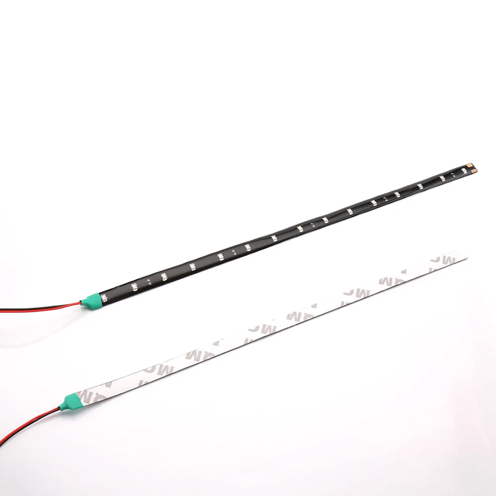 1 шт 12V 30 см тележка на колесах гибкий Светодиодные ленты светильник высокого