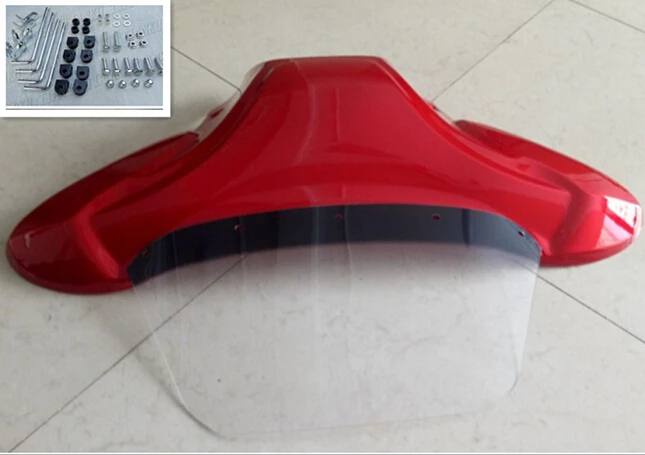 Универсальный обтекатель ветрового стекла для уличного велосипеда двойной