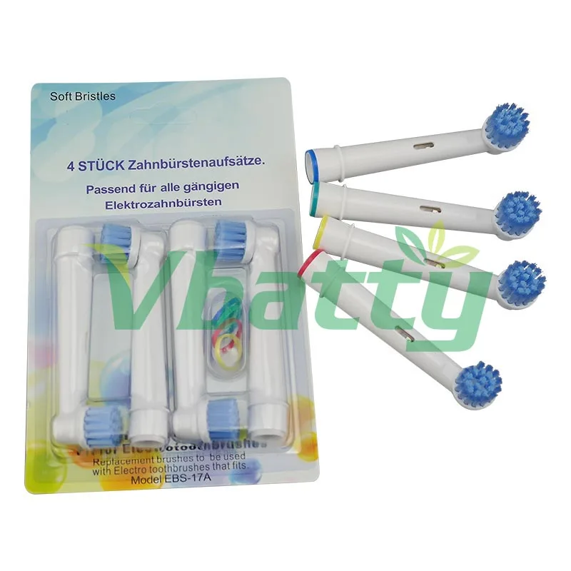 1Set/4pc 1011 Electric Toothbrush Replacement Brush Heads Refill for Oral-B Floss Action