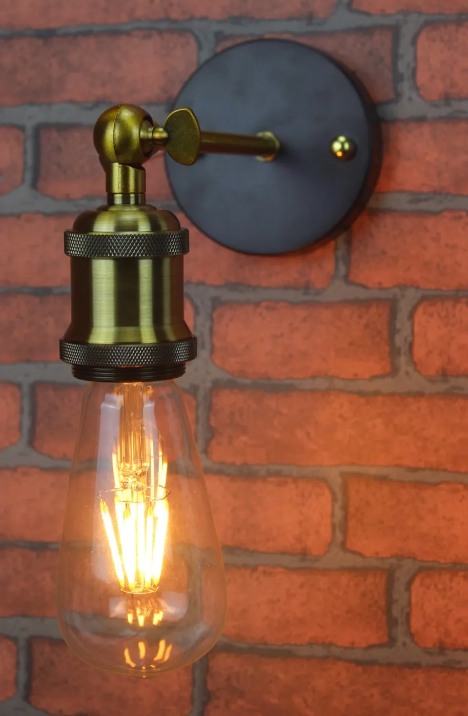 Wall Lamp Lampara de pared Interior Light Bedside Lamps Industrial Sconce Bedroom Lighting Lights Home 110V / 220V E27 | Лампы и