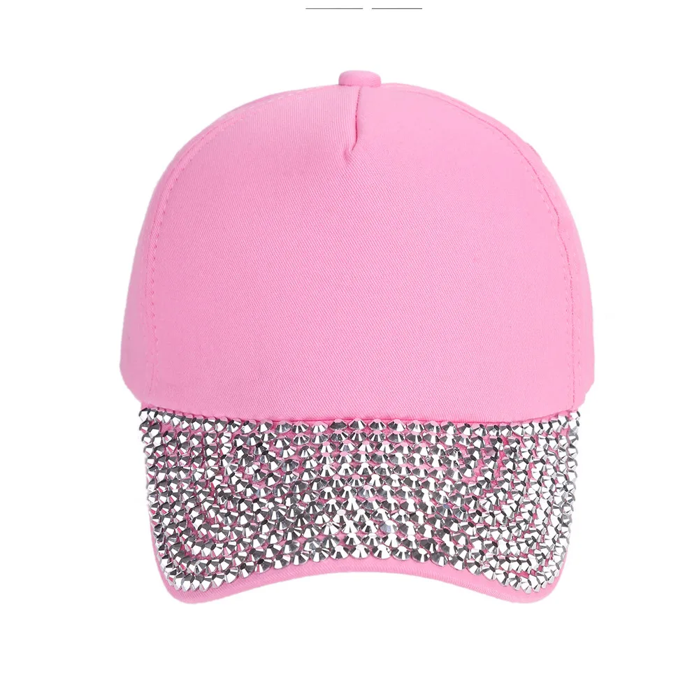 Женская новая модная бейсбольная кепка со стразами в форме лапы Snapback хлопковая
