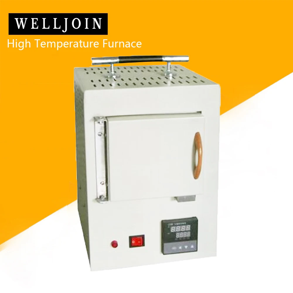 Керамическая муфельная печь закрытая небольшая электрическая с интегрированным