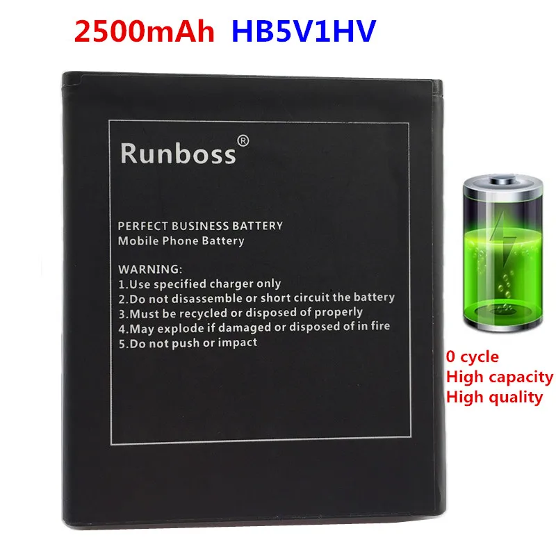 2500 мАч новый высококачественный аккумулятор HB5V1HV для Huawei Ascend W1 C00 Y300 Y300C Y500 Y511 Y516 Y541