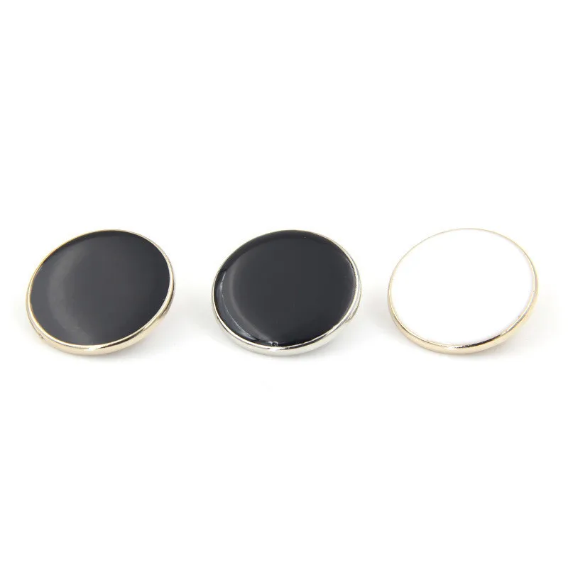 10pcs 11mm-23mm metal black buttons for men suit coat shirt decoration DIY crafts dress clothing garment supplies shank | Дом и сад