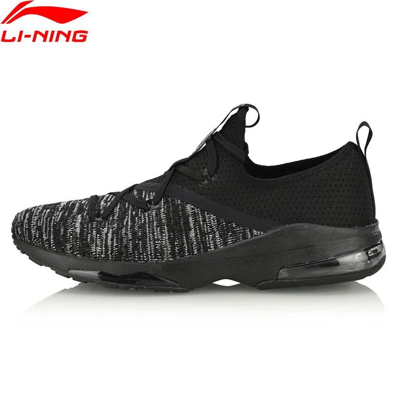 Мужская Трикотажная обувь Li-Ning удобные спортивные кроссовки с подкладкой из
