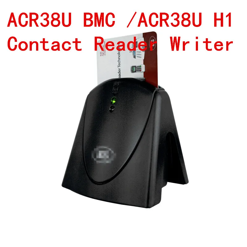 USB устройство для считывания и записи смарт чипов IC/ACR38U BMC с SDK + 2 шт. карт Sle4442