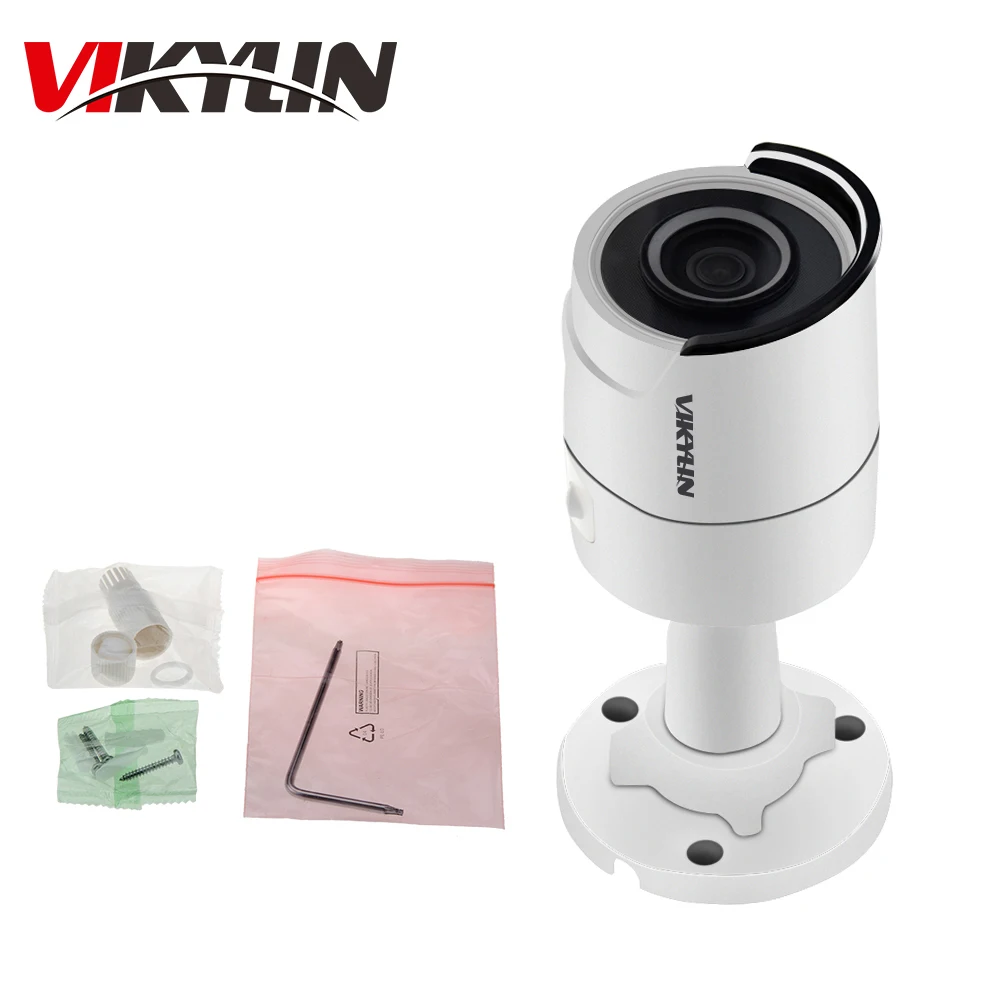 Vikylin 4MP ИК фиксированная Пуля IP Камера WDR (широкий динамический диапазон) ik10 IP67