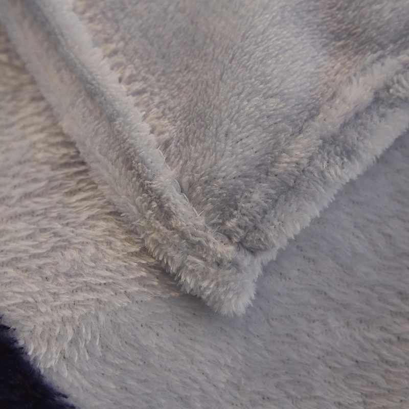 Милый серый мультфильм Пингвин домашний текстиль мягкий плюшевый флис одеяло