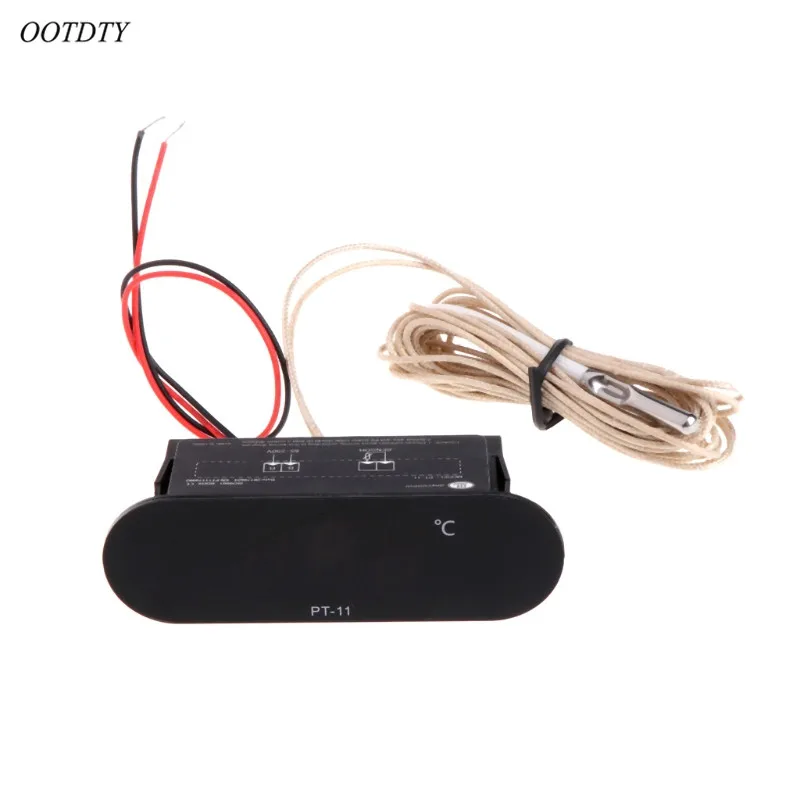 110V OOTDTY-20~ 300 градусов Цельсия PT-11 цифровой термометр измеритель температуры индикатор с датчиком NTC 2 м - Цвет: 110V