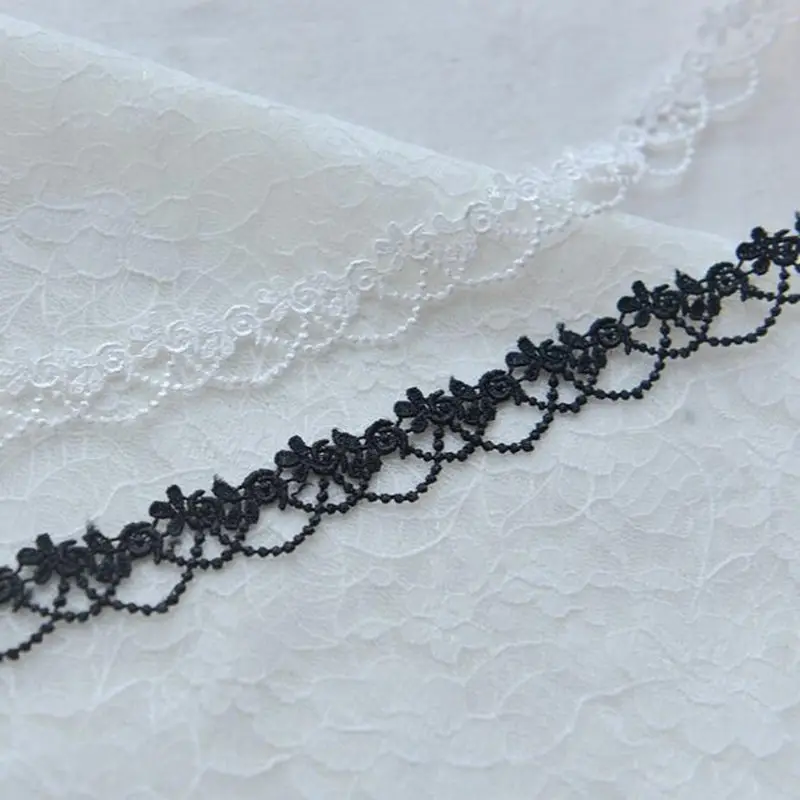 Белая черная кружевная лента DIY ювелирные изделия/аксессуары для одежды|lace