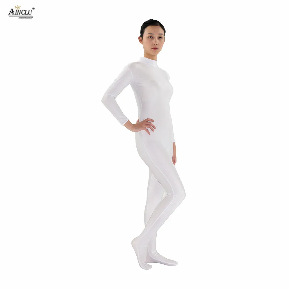 

Ainclu женский костюм из спандекса, нейлона, белого цвета