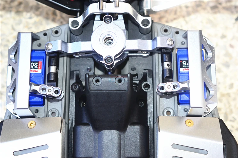 Алюминиевый сервопривод с регулируемым рулем из нержавеющей стали для TRAXXAS E REVO 2 0