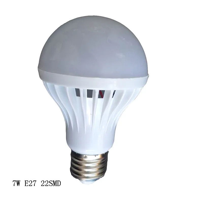 7W E27 22SMD 2835 Светодиодный светильник E27, датчик движения, светодиодный, звуковая лампа с голосовым управлением 2835, 3 Вт, 5 Вт, 7 Вт, 9 Вт, 12 Вт, светодиодный s светильник для крыльца, коридора, освещения 8,20 - Испускаемый цвет: 7W E27 22SMD 2835