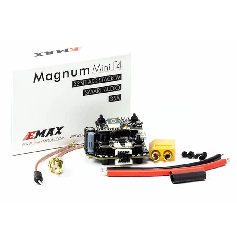 

EMAX Mini Magnum II 2 F4 Flying Tower Flytower 4 in1 OSD VTX 6S BLHELI 32BIT 35A Flight Controller for FPV Racing Drone Parts
