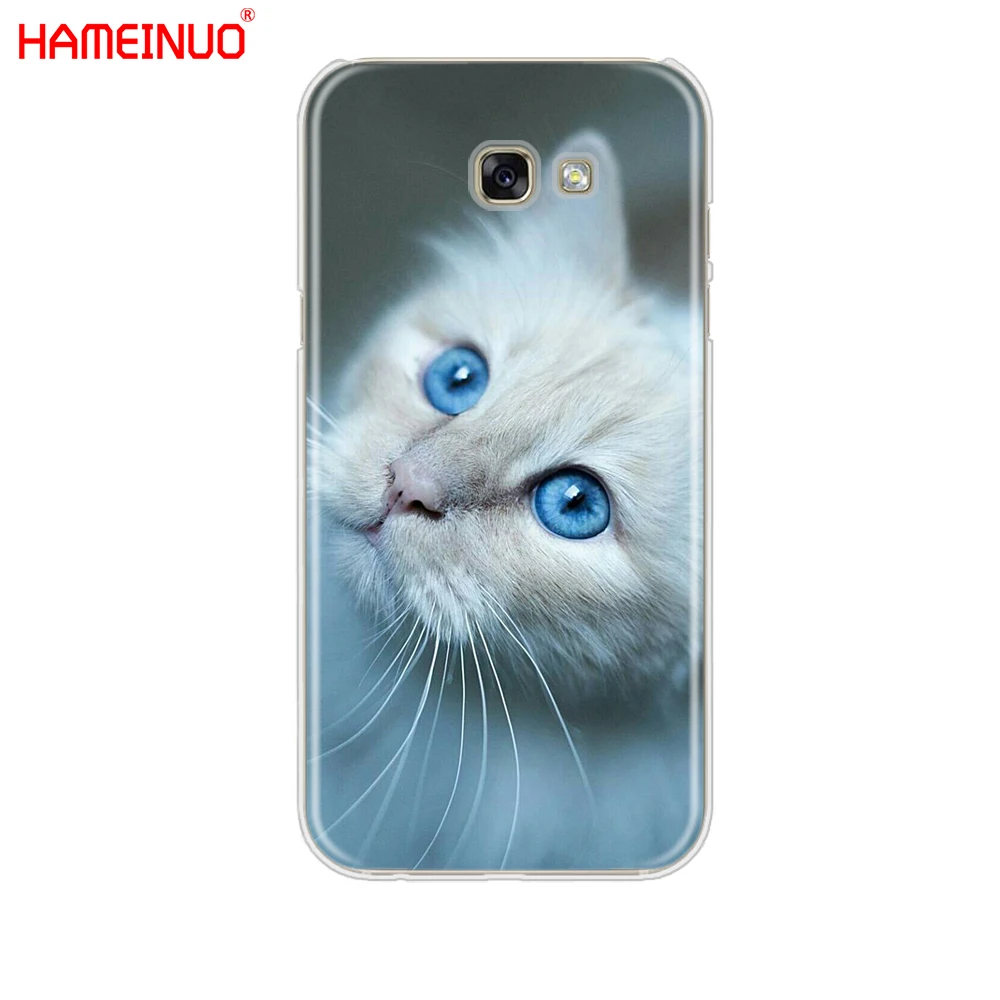 HAMEINUO чехол для сотового телефона с изображением кота Samsung Galaxy A3 A310 A5 A510 A7 A8 A9 2016 2017