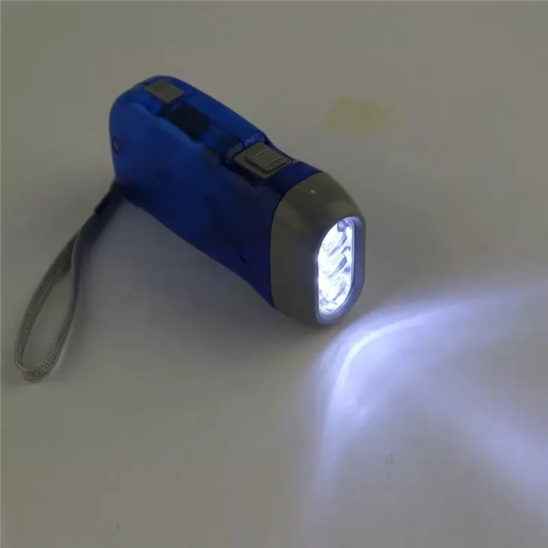 Фото 3LED Ручной пресс для кемпинга перезаряжаемый светильник для вспышки энергосберегающий светильник Динамо ночной Светильник наружный Ручной пресс кривошипный светильник №5