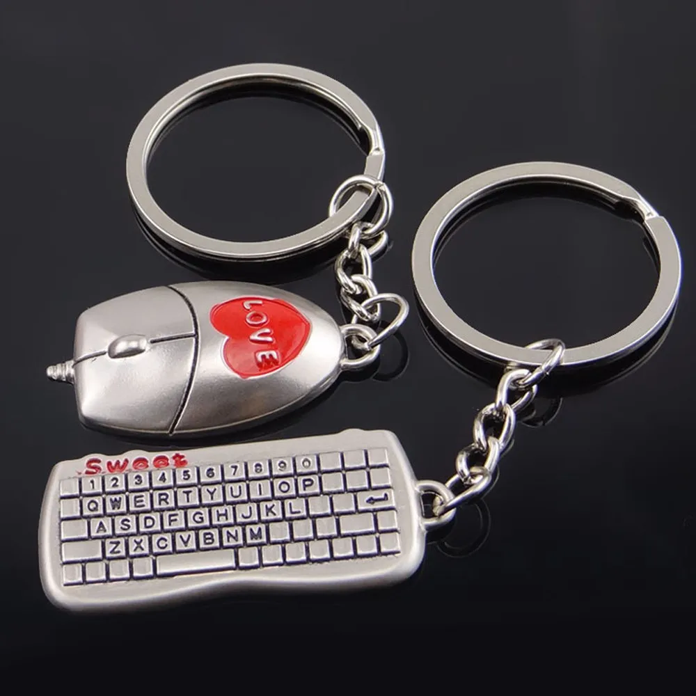OTOKY 2019 New 1PC Mouse And Keyboard Model Keychain Outdoor Key Ring Pendant Keyring Gift 328 | Украшения и аксессуары