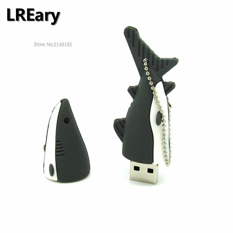 Usb флеш накопитель в виде милой акулы и рыбы 4/8/16/32 ГБ|pendrive 4gb|memory stick pendriveflash drive disk |