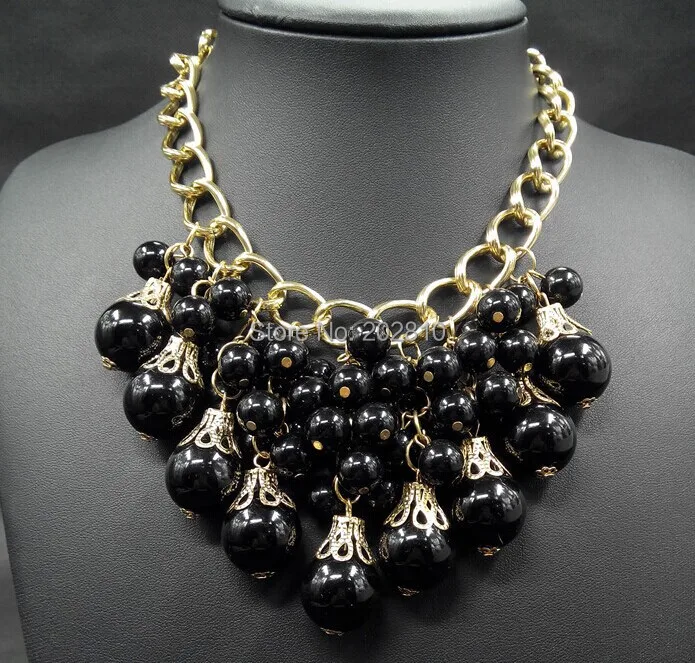 Зима 2020 новая модель массивное большое колье с жемчужными подвесками ожерелье из