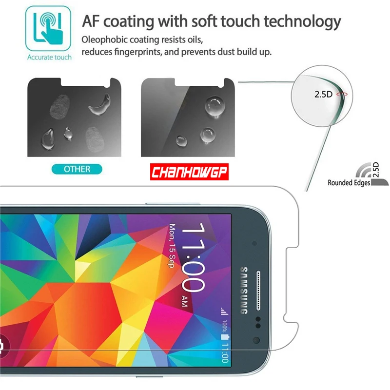 Закаленное стекло 9H для Samsung Galaxy Core Prime G360H G361F G361H/DS LTE чехол телефона защита экрана