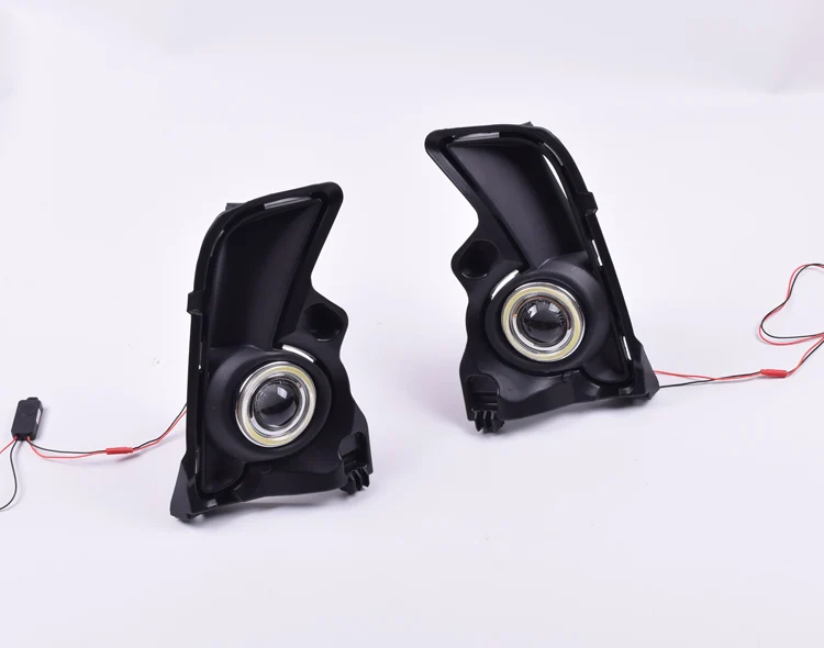 Для Toyota Highlander COB angel eyes/светодиодный DRL дневные ходовые огни/галогенные/ксенон, противотуманная фара/противотуманная фара