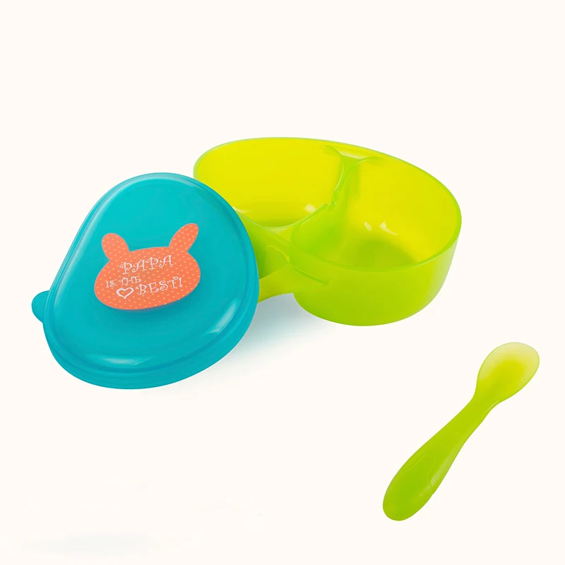 Портативный контейнер для детского питания открытый детская коробка еды милый