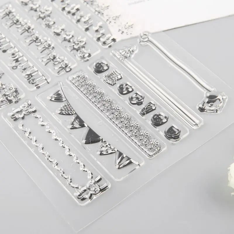 Музыкальная нотка силиконовая прозрачная печать Скрапбукинг рельефная