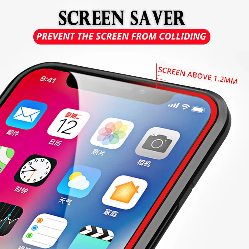 VRSDES для iPhone X 7 8 чехол PC + Силиконовый противоударный XR XS Max 3D защитный 6 6s 5S SE Plus |