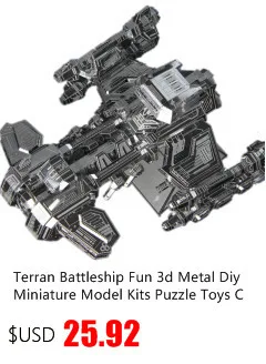 Apocalypse Tank Fun 3d Металл Diy набор миниатюрных моделей головоломки игрушки Детские хобби для мальчиков сплайсинг строительство