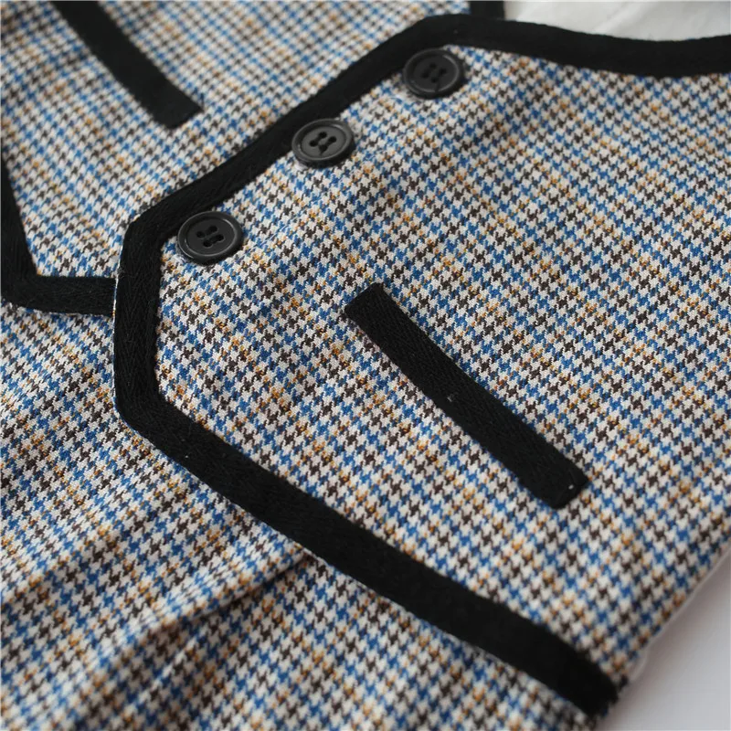 Новые для маленьких мальчиков 2 шт. Костюмы комплект Обувь черные наряды +