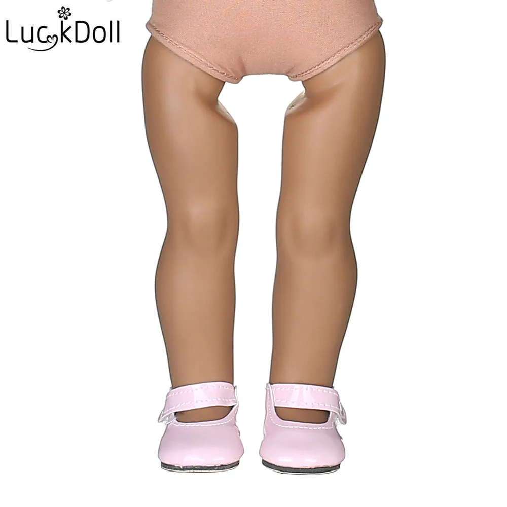 Ботинки LUCKDOLL с круглой головкой из полиуретана размер 18 дюймов американский 43 см