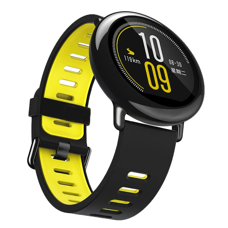 Силиконовый ремешок для часов Xiaomi Amazfit PACE Sport сменный смарт-часов аксессуары Huami
