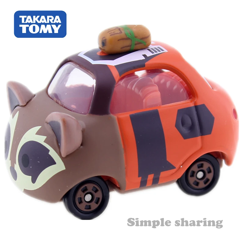 Takara Tomy Tomica Disney Marvel аниме фигурка ракета енот ЦУМ машинная игрушка Литье под