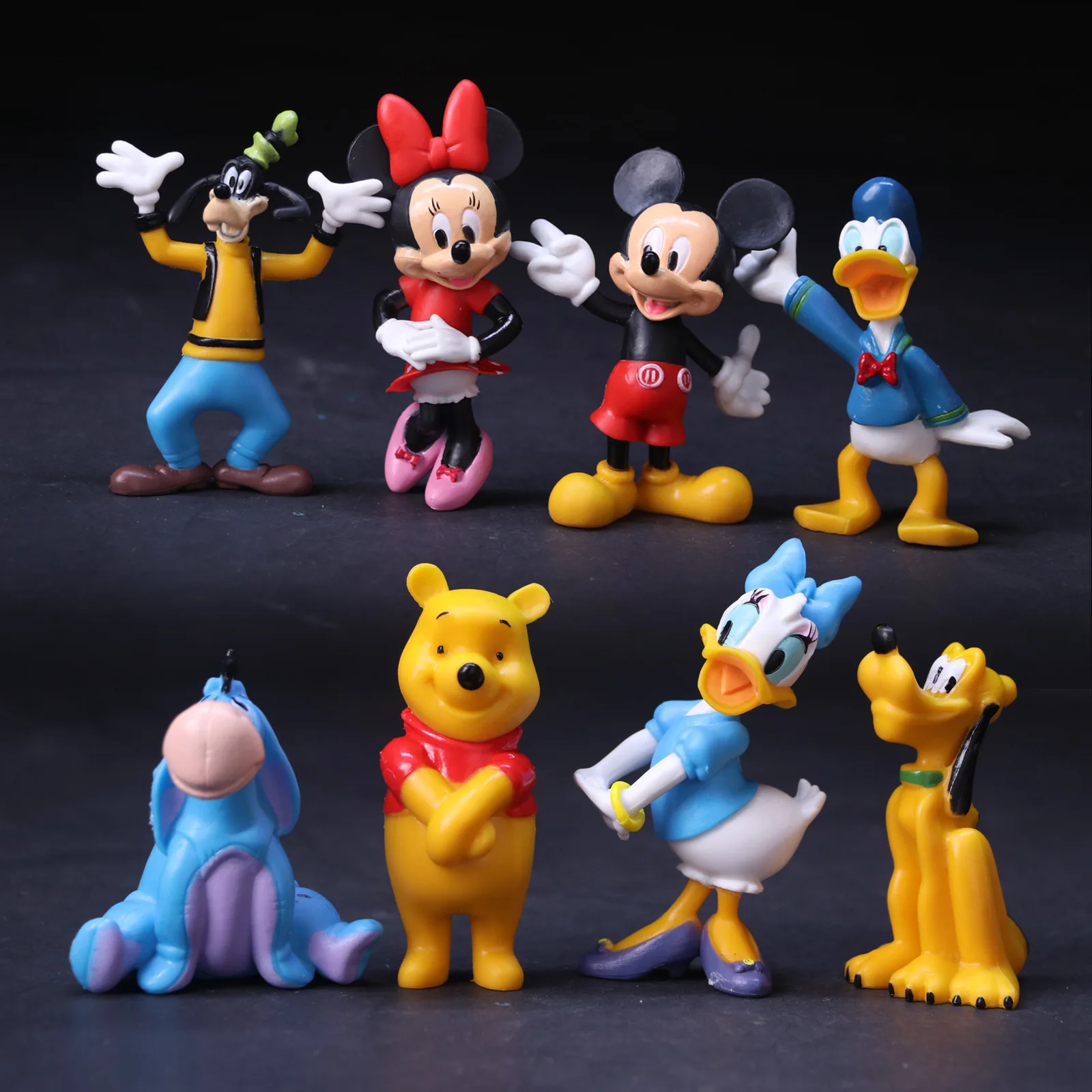 Disney Анимация Аниме ручка 8 Микки и Минни Маус Дональд Дак Винни Пух фигурка