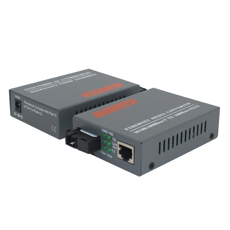 1 пара HTB-GS-03 A/B гигабитный волоконно-оптический медиа-конвертер 1000 Мбит/с