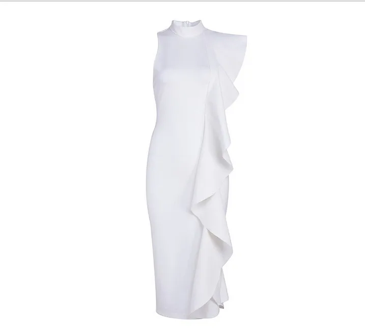 Лидер продаж 2017 качественные платья с оборками женское модное летнее