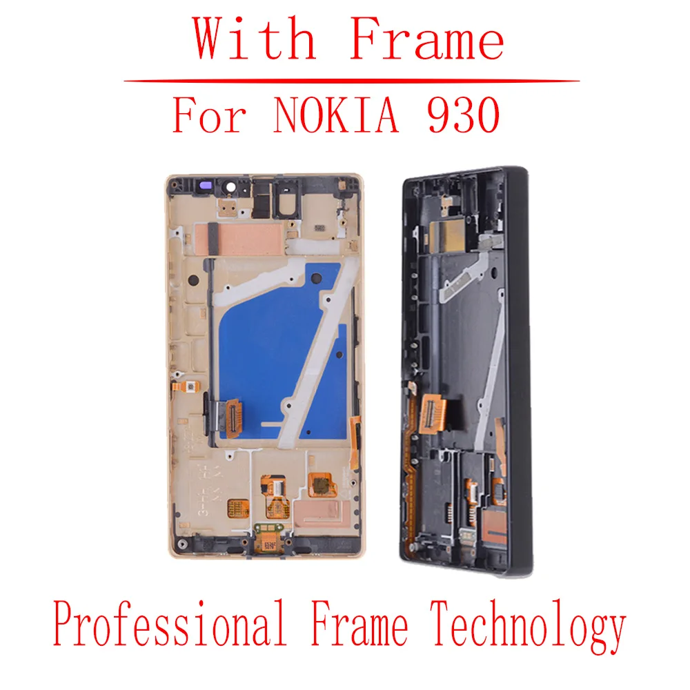 5 0 &quotоригинальный для NOKIA Lumia 930 ЖК дисплей с сенсорным экраном рамкой дигитайзер