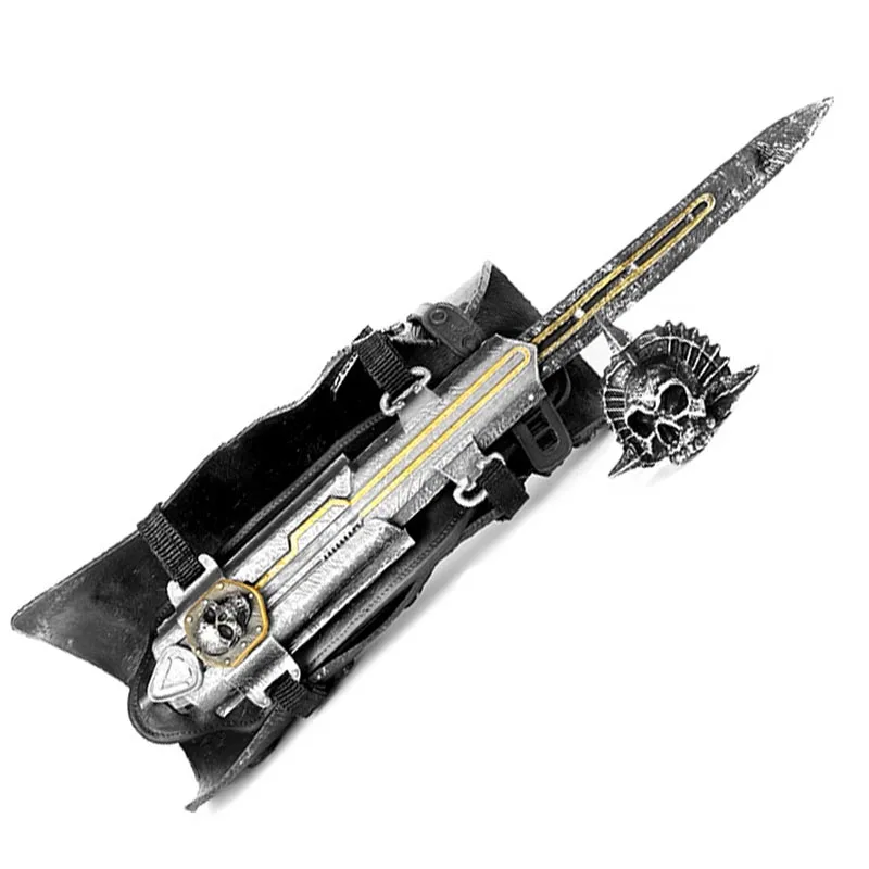 Sleeve arrow no box Скрытый клинок рукав меч фигурка ассасинов скрытый клинок Эдварда оружие рукава мечи могут выталкивать детские игрушки подарок - Цвет: Sleeve arrow no box