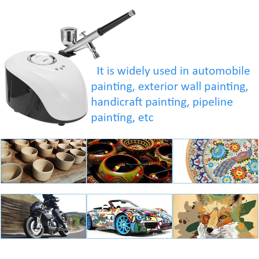 Аэрограф компрессор распылитель насос ручка воздушный набор для макияжа краска
