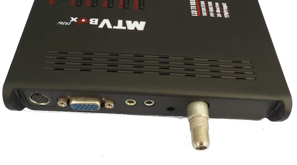 Цифровой M tv lcd коробка компьютера к VGA S-Video аналоговый ТВ программа приемник тюнер lcd монитор PAL NTSC для DVD/PDP/PS2, дропшиппинг
