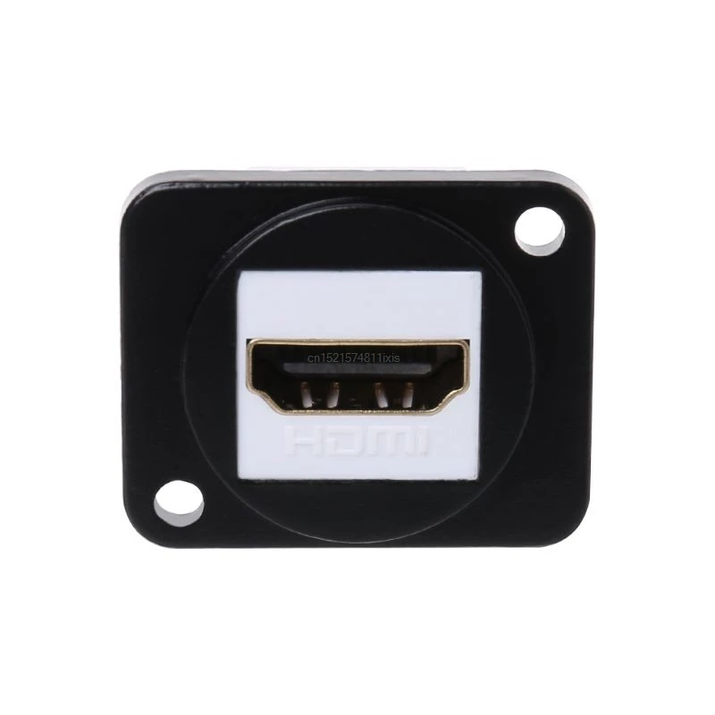 Разъем D-образный металлический HDMI-совместимый разъем гнездо-гнездо для