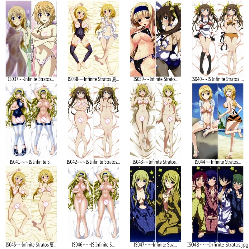 Аниме Infinite Stratos Сесилия Элкотт Charlotte Dunois Laura Bodewig Сексуальная обнимающая подушка