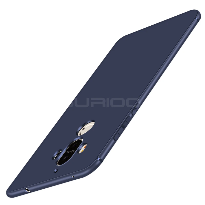 Navy Blue Gurioo Ультратонкий Мягкий силиконовый чехол из ТПУ для huawei mate 8 9 10 Pro противоударный задний Чехол для mate 10 Матовый ТПУ чехол для телефона - Цвет: Navy Blue