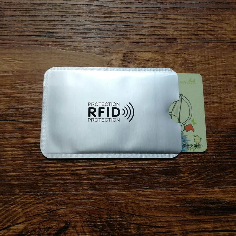 3 Металл кредитной держатель для карт Анти Rfid кошелек блокировки Reader замок банк держатель для карт ID банковская карта защиты корпуса из алюминия 6,2*9,2 см - Цвет: 3
