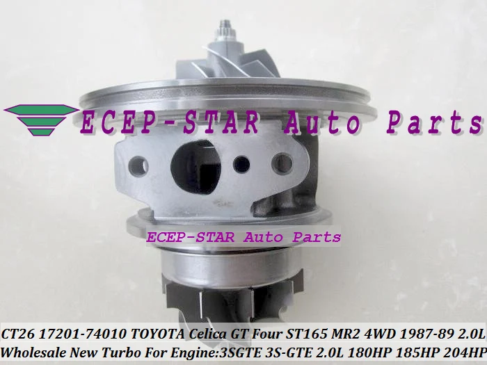 Турбокомпрессор CHRA CT26 17201-74010 17201 74010 для TOYOTA Celica GT Four ST165 1987-89 3S-GTE 3SGTE л л.с. |