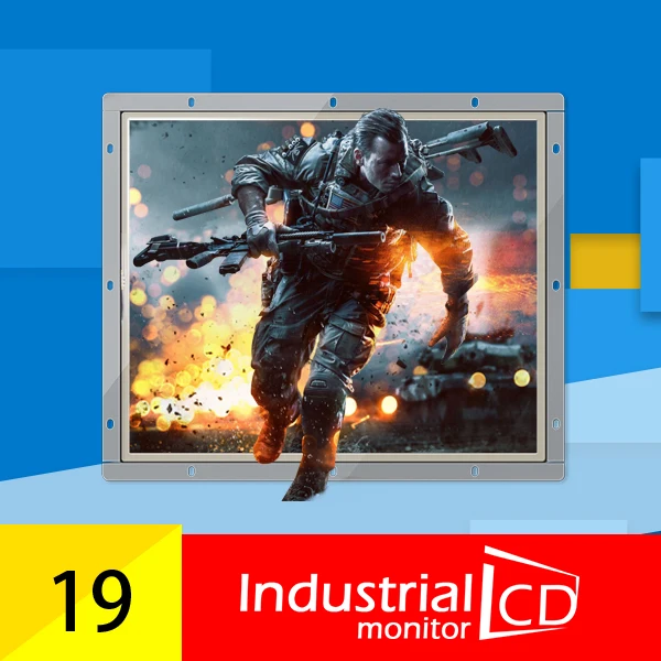 19 дюймов squarescreen открытым Рамки Мониторы с HDMI и BNC интерфейс/1280*1024 Разрешение