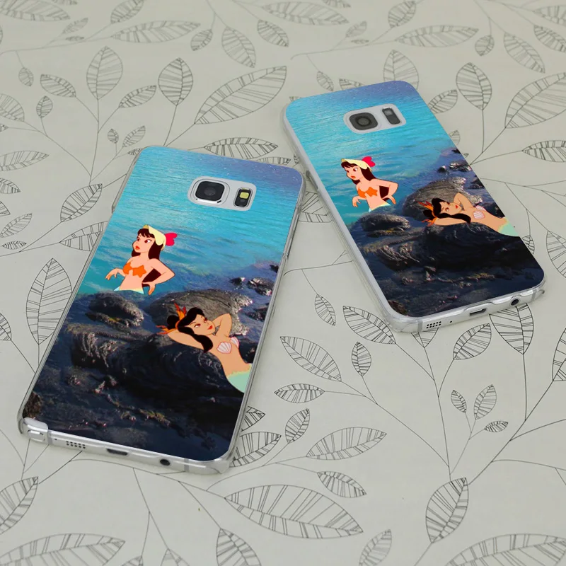 C0947 Peter Pan S Mermaid Lago Transparent Hard PC Case Cover For Samsung Galaxy 3 4 5 6 7 Mini Edge Plus Note 9 |