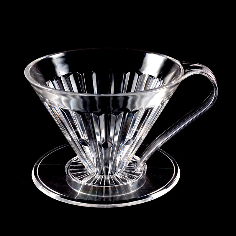 V60 ручной капельный фильтр для кофе полимерный заваривания бумажные конусные