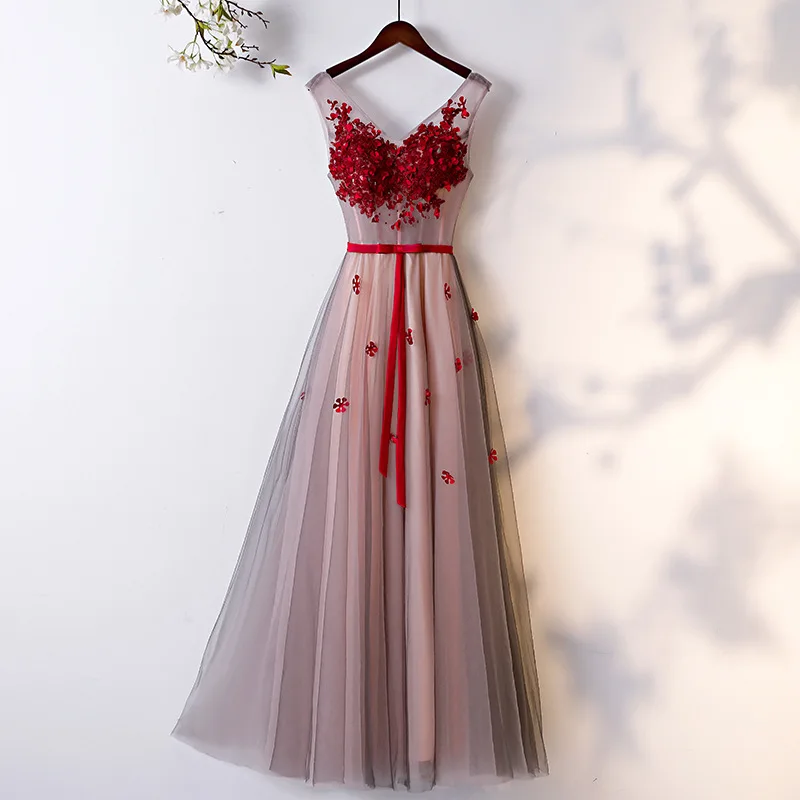 2019 горячая Распродажа вечернее платье Платье трапециевидного силуэта De Soire